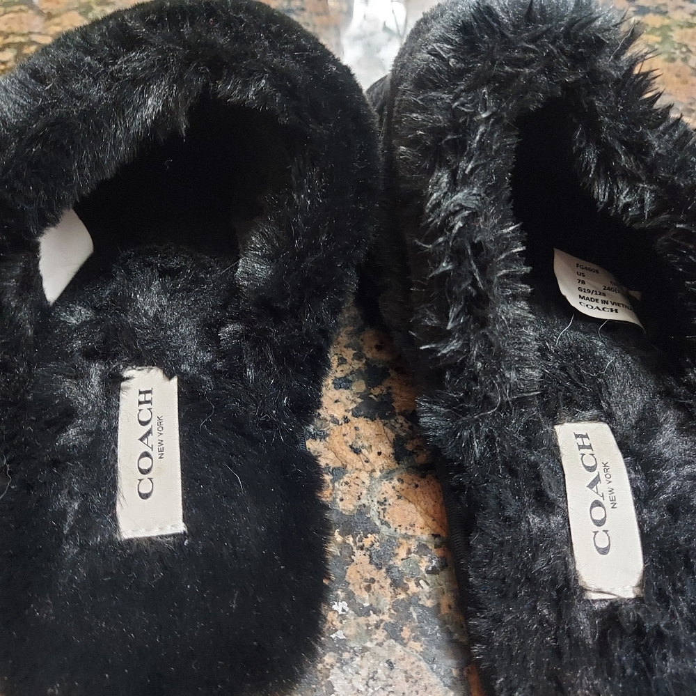 Coach slippers